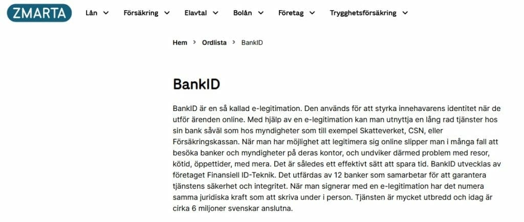 Lån med BankID: Zmarta erbjuder privatlån med BankID